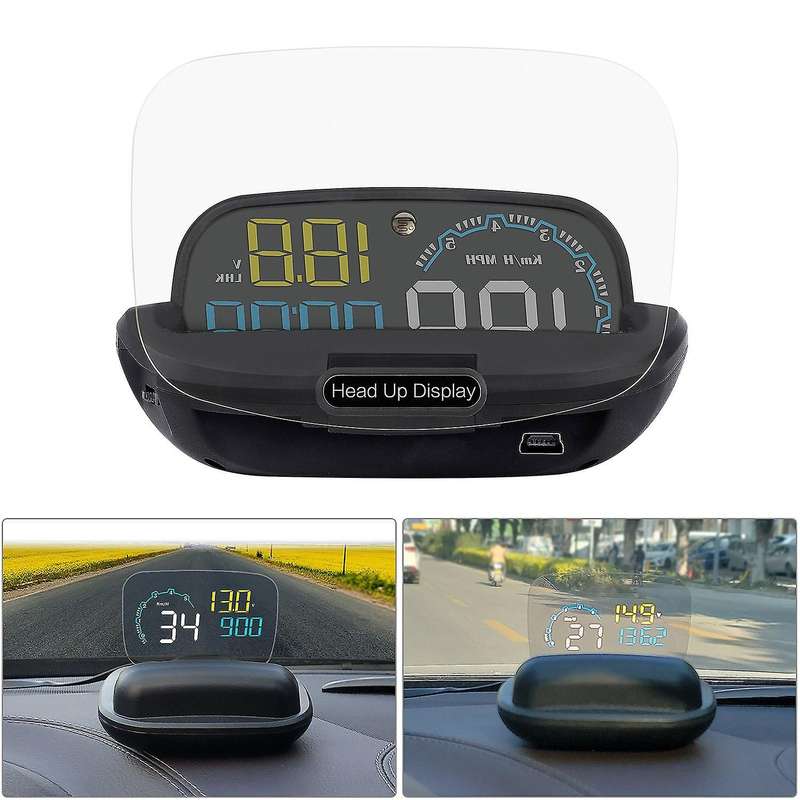 Head Up Display Car Electronics Speedometer Auto HUD OBD2 Car Speed Projector Digital On-Board Compu