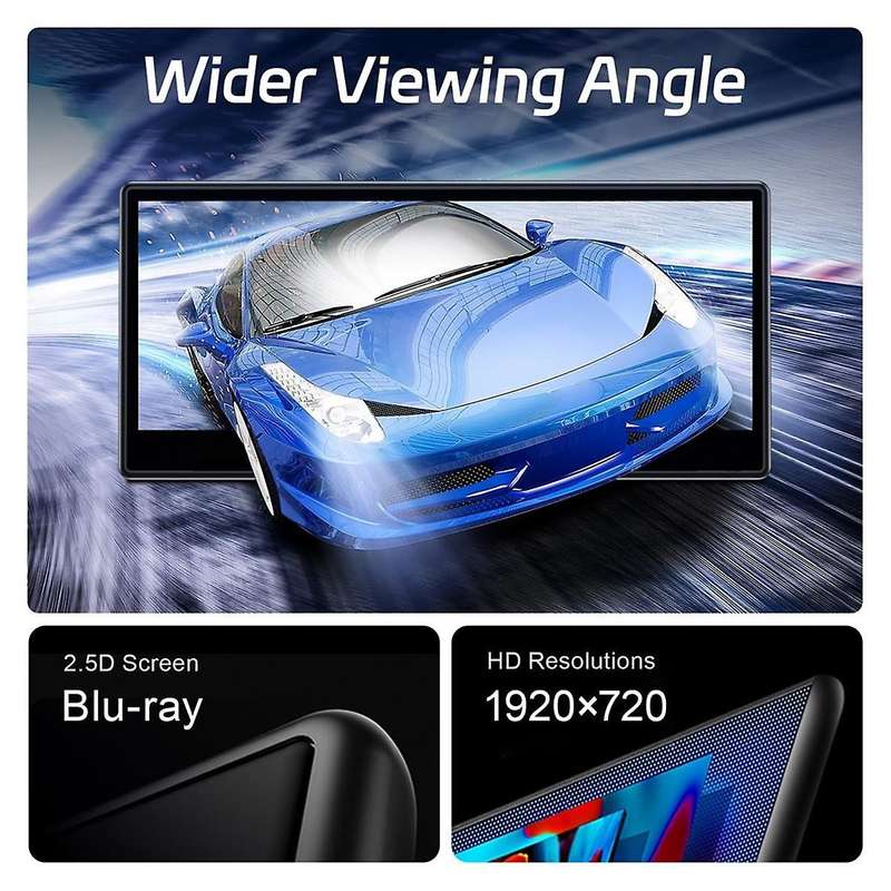 Head Up Display for /Y, 9Inch Screen HUD Carplay Android Auto Car Dashboard Instrument Accessories,A