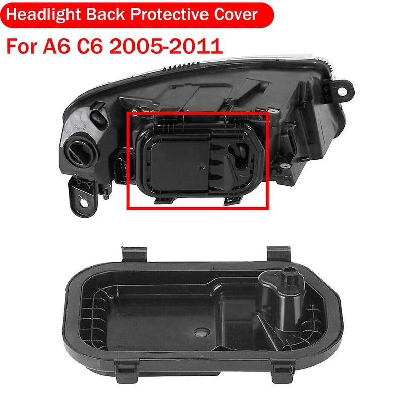 Headlight Back Cover Seal Dust Cover head light lamp Protective Cap for  A6 C6 S6 2005-2011 4F094115