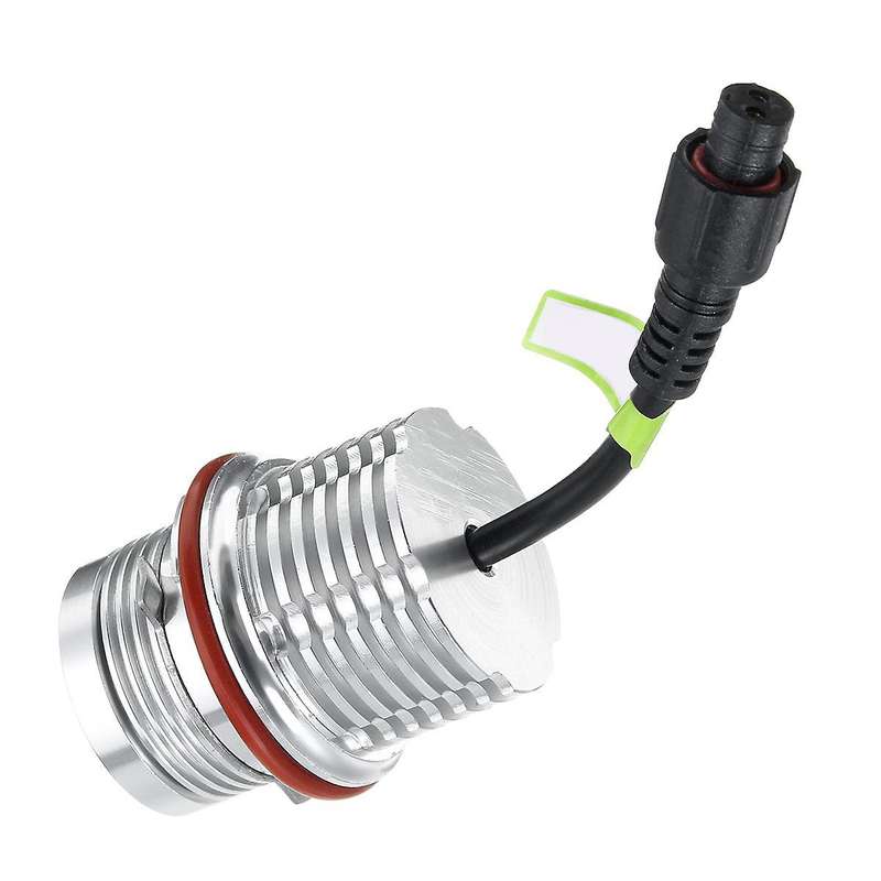 Headlight Bulbs,2Pcs 60W 12 LED White Angel Eyes LED Marker Ring Light Bulb for E39 E53 X5 E60 E61 E