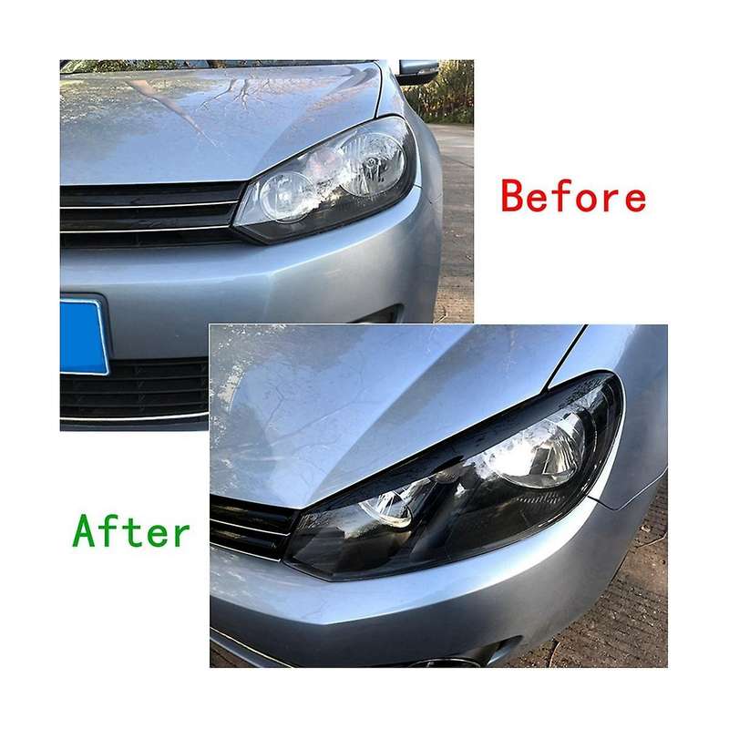 Headlight Brow Headlight Decorative Sticker Headlight Eye Brow Sticker Car for 6 Mk6 2008-2013