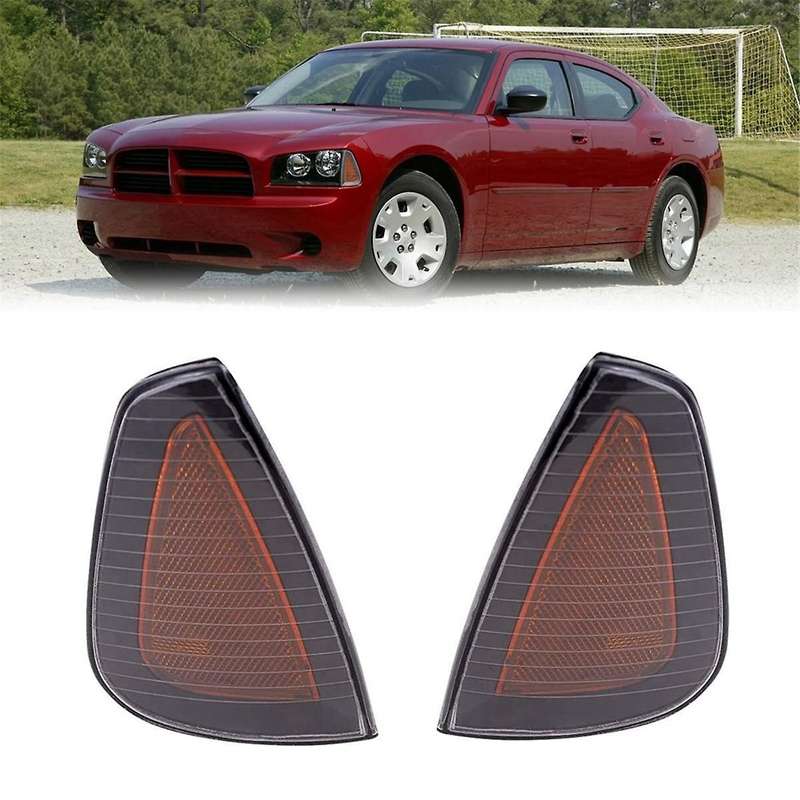 Headlight Corner Lamps Turn Signal Lamps without Bulb Automotive for Charger 06-10 4806219ad 4806218