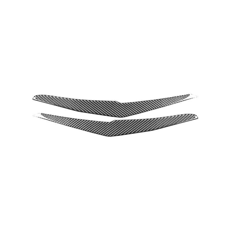 Headlight Eyebrows Eyelids Stickers Trim Cover Headlight Lid Soft Carbon Fiber for Axela 2017 2018