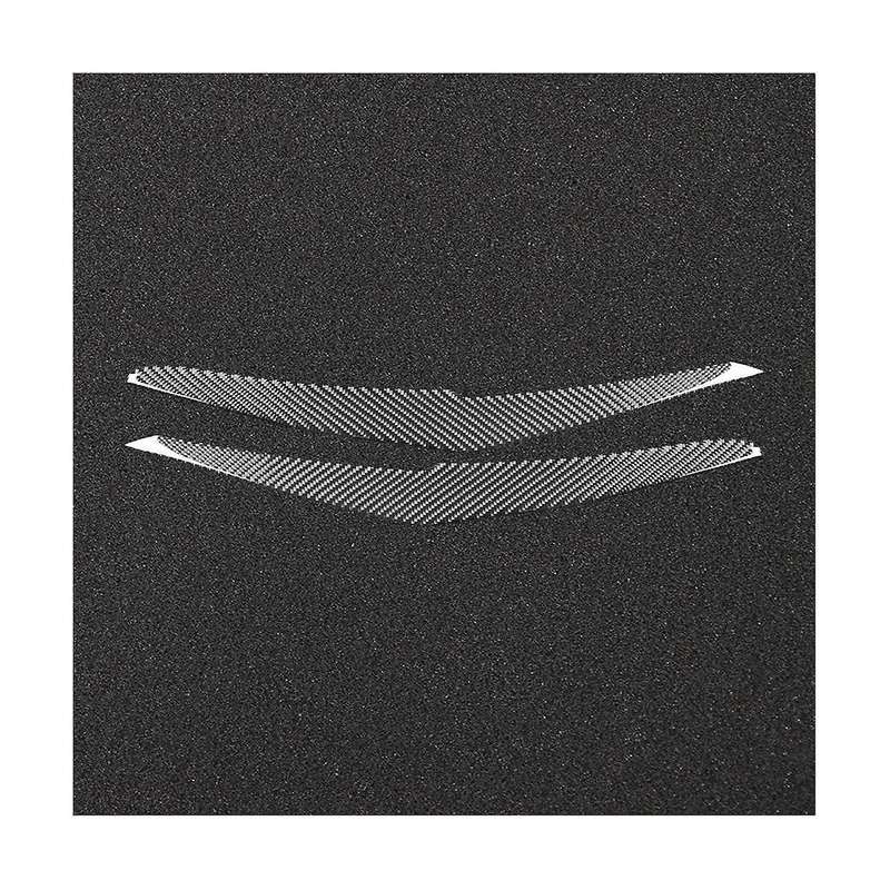 Headlight Eyebrows Eyelids Stickers Trim Cover Headlight Lid Soft Carbon Fiber for Axela 2017 2018