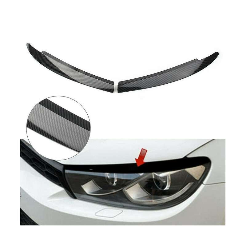 Headlight Eyebrow Eyelid Cover Trim Car for Suncool 2008-2017