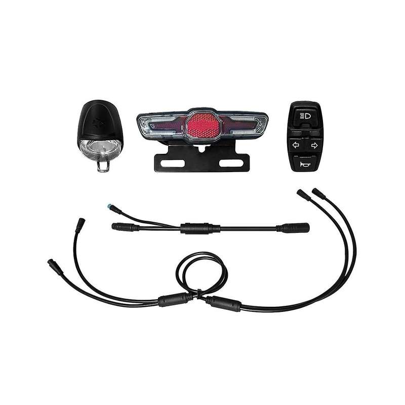 Headlight Kits Ebike DK336 Headlight Kits for E-Bike Retrofit Horn Headlight Switch and with Ebike