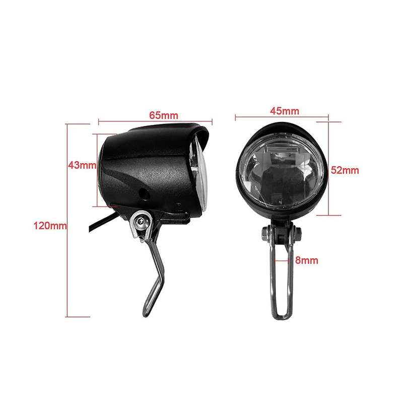 Headlight Kits Ebike DK15 Headlight Kits for E-Bike Retrofit Horn Headlight Switch and with Ebike T