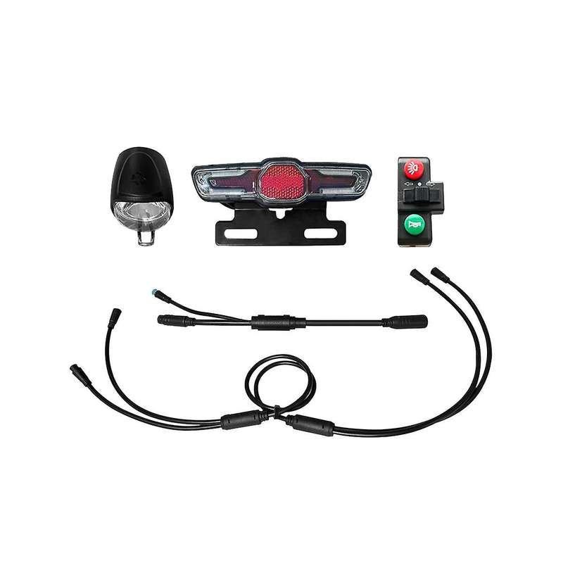 Headlight Kits Ebike DK15 Headlight Kits for E-Bike Retrofit Horn Headlight Switch and with Ebike T