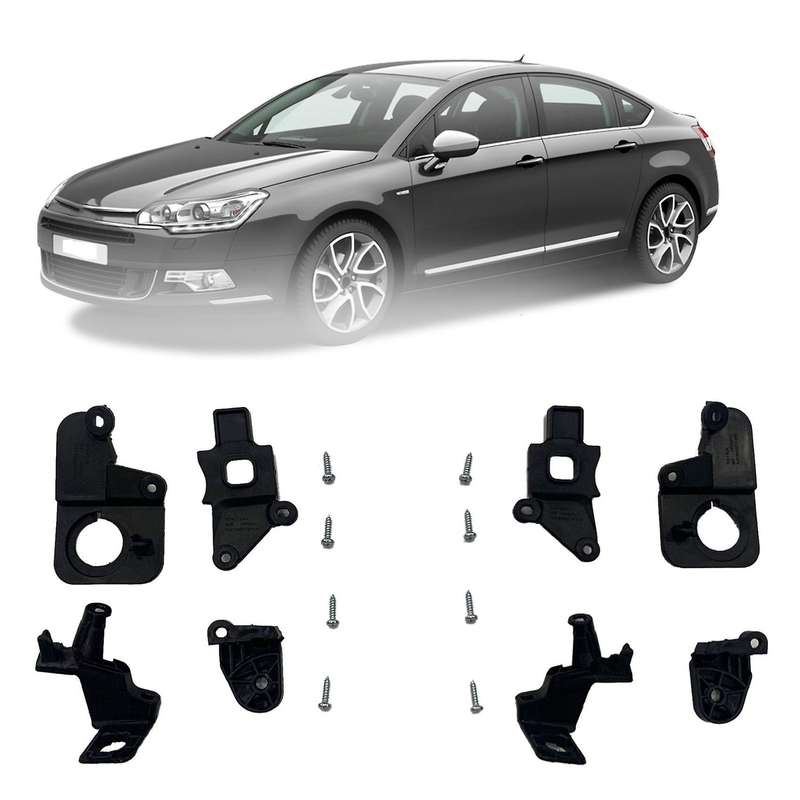 Headlight Holder Clip Repair Kit Set for C5 3 Break 6212.F1 51016 Right