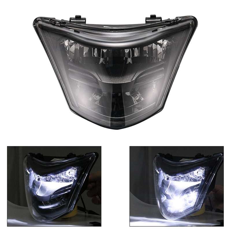 Headlight Led Mask Cover Dirt Bikes Compatible Yamaha Lc135 V1 135gp