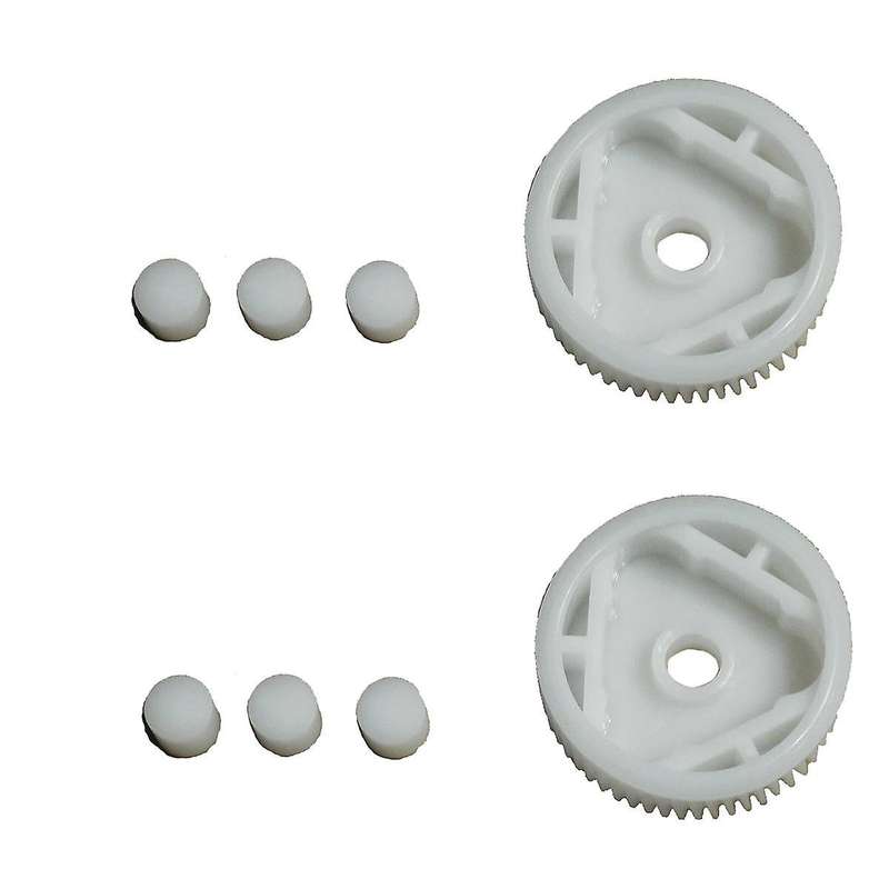 Headlight Motor Gear Mount Kit for 88-96 Head Light Lamp Motor Gear Rebuild Kit-2 Gears and 6 Bushin