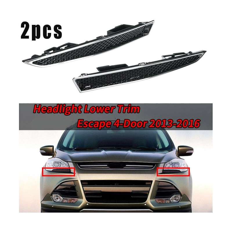 Headlight Lower Trim Headlight Bracket Strip for Escape S Utility 4-Door 2013-2016 DV45-8228-AA DV4
