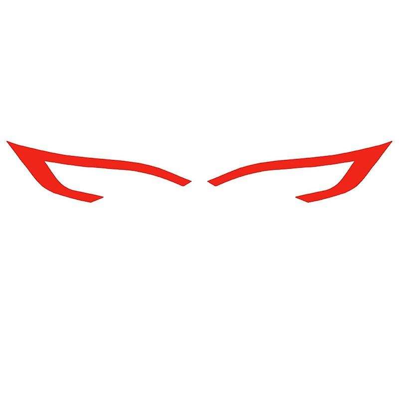 Headlight Sticker Light Eyebrow Fog Light Sticker Modified Exterior Decoration for Model S/X Accesso