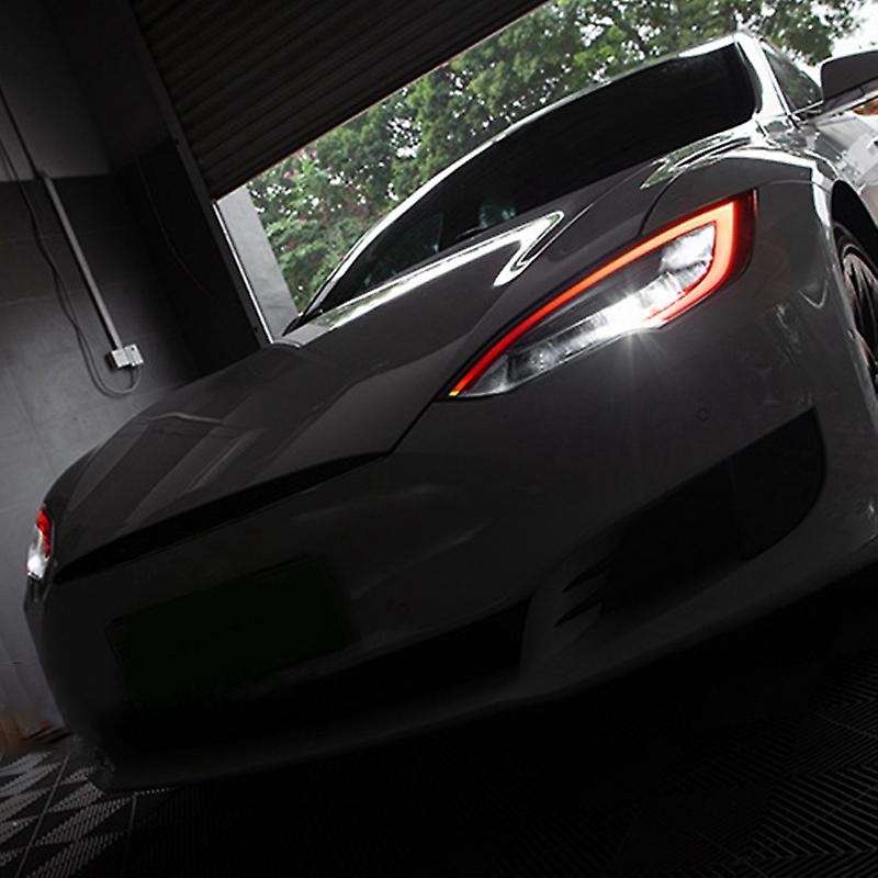 Headlight Sticker Light Eyebrow Fog Light Sticker Modified Exterior Decoration for Model S/X Accesso