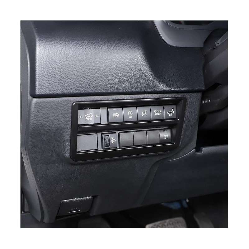 Headlight Switch Button Cover Trim Decorative for /sequoia 2022-2023 Accessories , Black