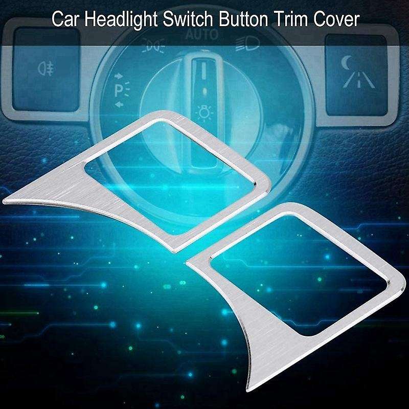 Headlight Switch Button Frame Trim Decoration Sticker for C E ML Class W176 W246 W204 W212 W166
