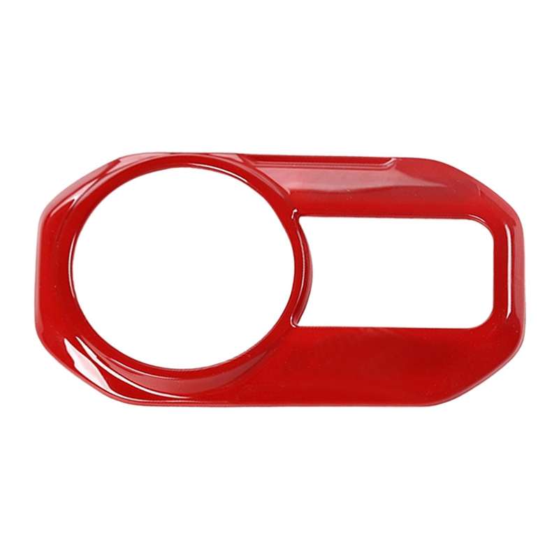 Headlight Switch Cover Trim Control Button Interior Accessories for JL JT 2018-2021 Red