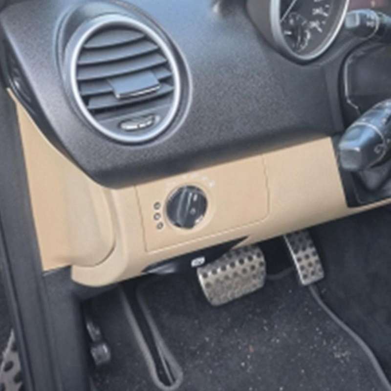 Headlight Switch Panel Trim Head Light Lamp Button Panel for ML W164 X164 300 350 450 500 (3 Holes)