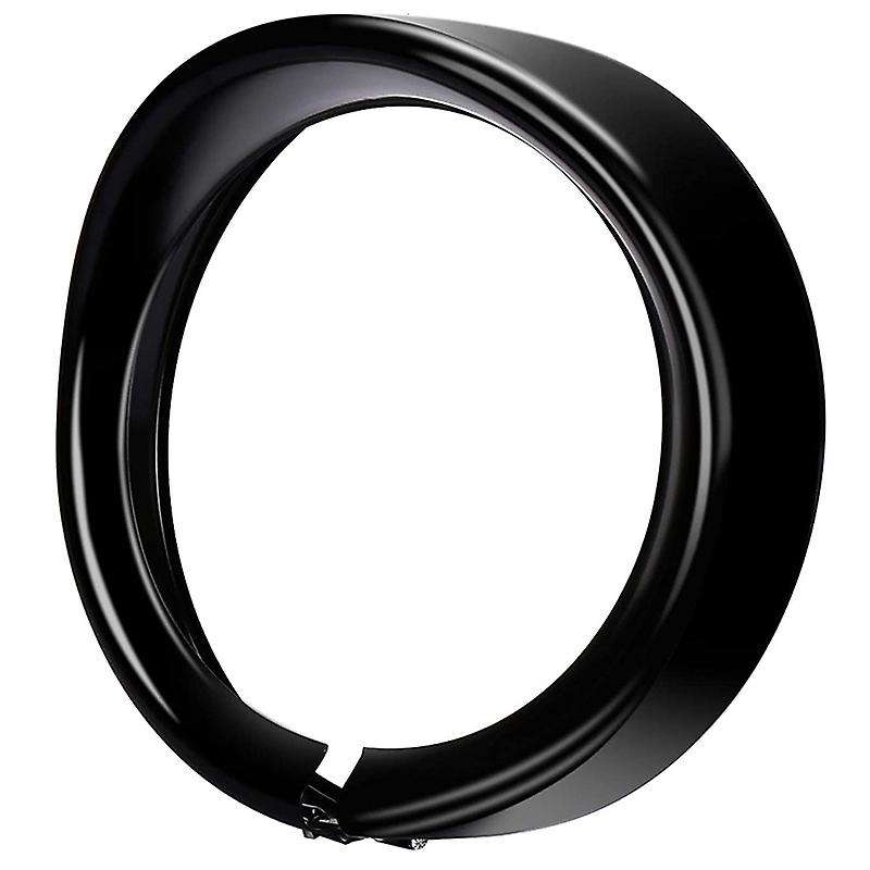 Headlight Trim Ring 7Inch Black Visor Type Motorcycle Trim Ring for Softail Street Glide Road King G