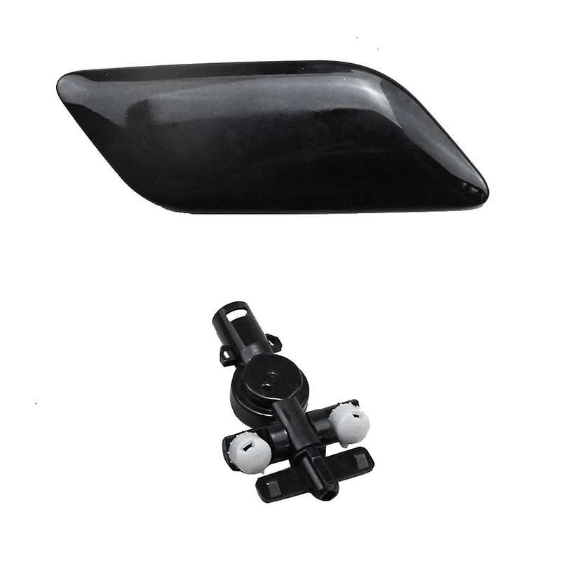 Headlight Washer Nozzle Jet Lid Cap with Connector 85045-33060 85044-33070 for 2009-2011