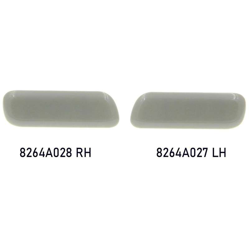 Headlight Washer Spray Nozzle with Cover Cap for for V96 V97 2006-2019 8264a026 8264a025