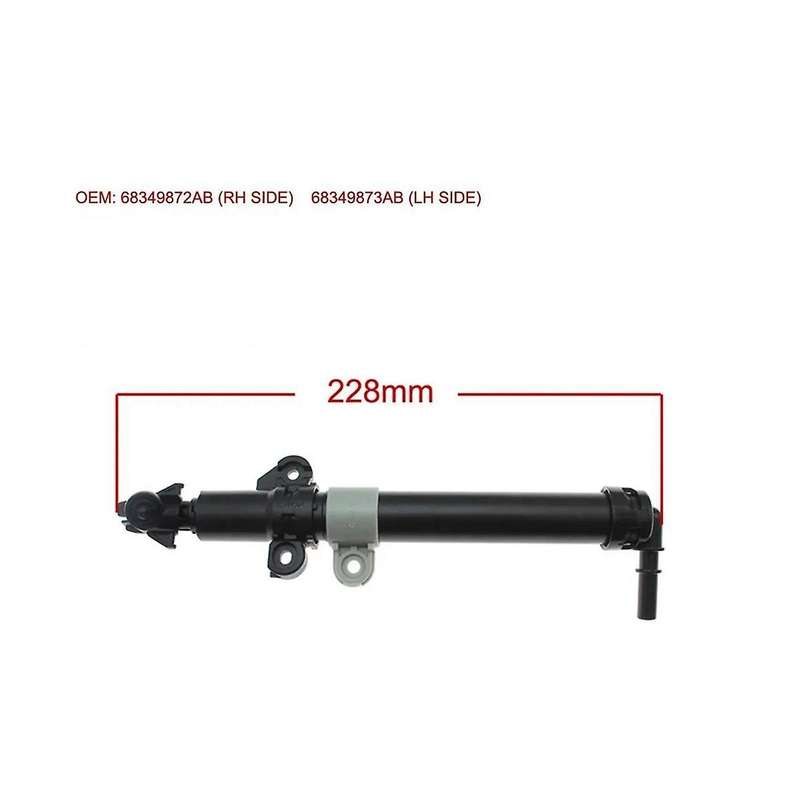 Headlight Washers for Forward Headlight Sprayer Car for Grand 2016-2021 68349873ab 68349872ab