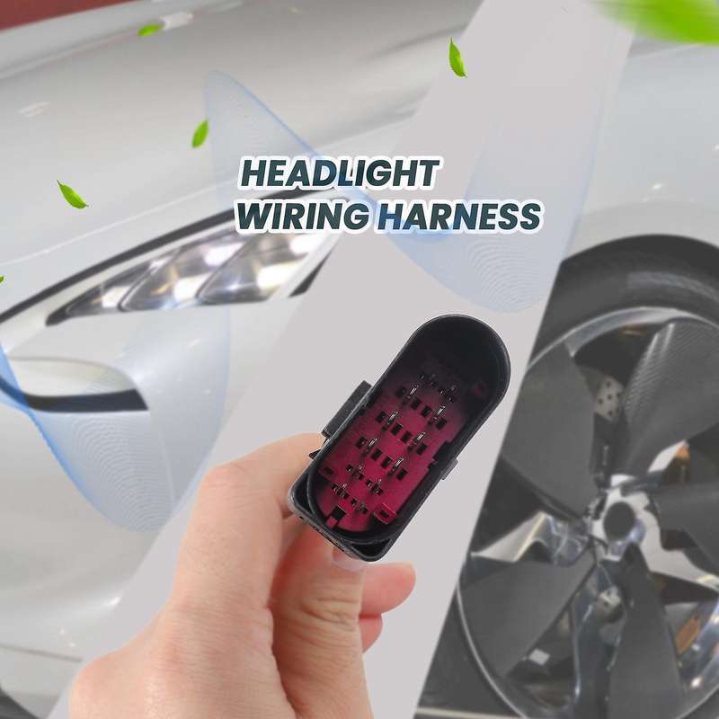 Headlight Wiring Harness Lamp Front Connector for - 2003-2006 955-631-239-11 Headlight Wiring