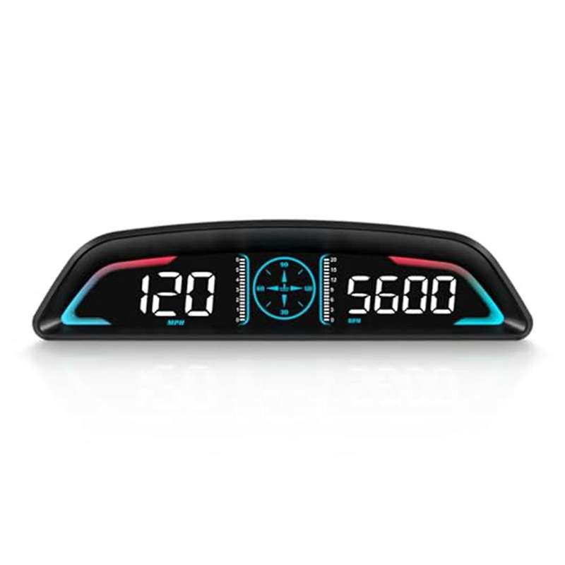Heads Up Display for Cars B3, Obd2 Gauge Display with Speed, Fuel Consumption,fatigue Driving Alert,