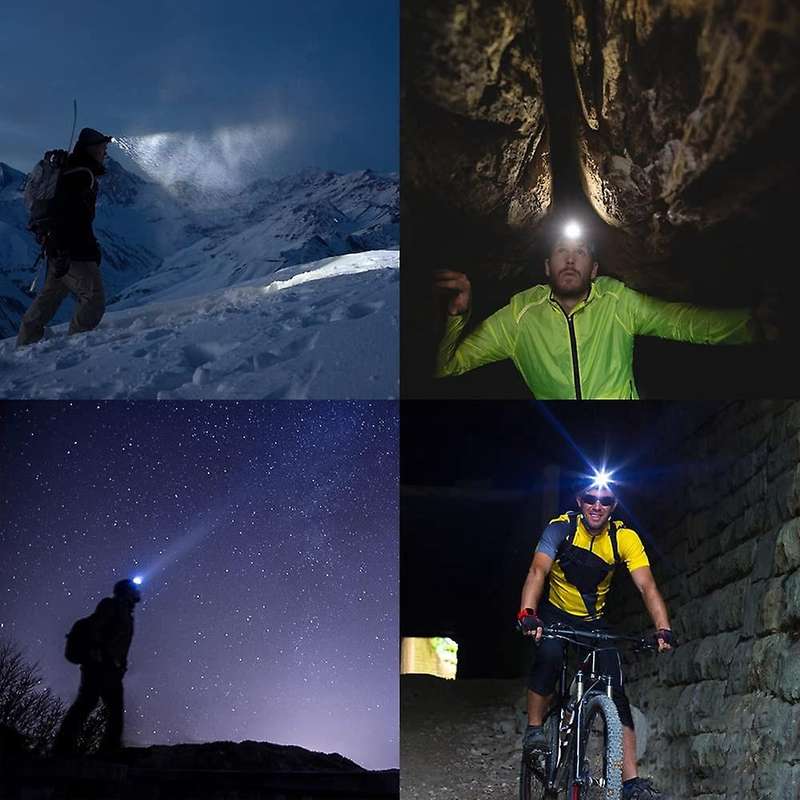 Headlights Super Bright Zoomable Headlamp 1800Lm XM-L T6 LED Waterproof Adjustable Head Lamp