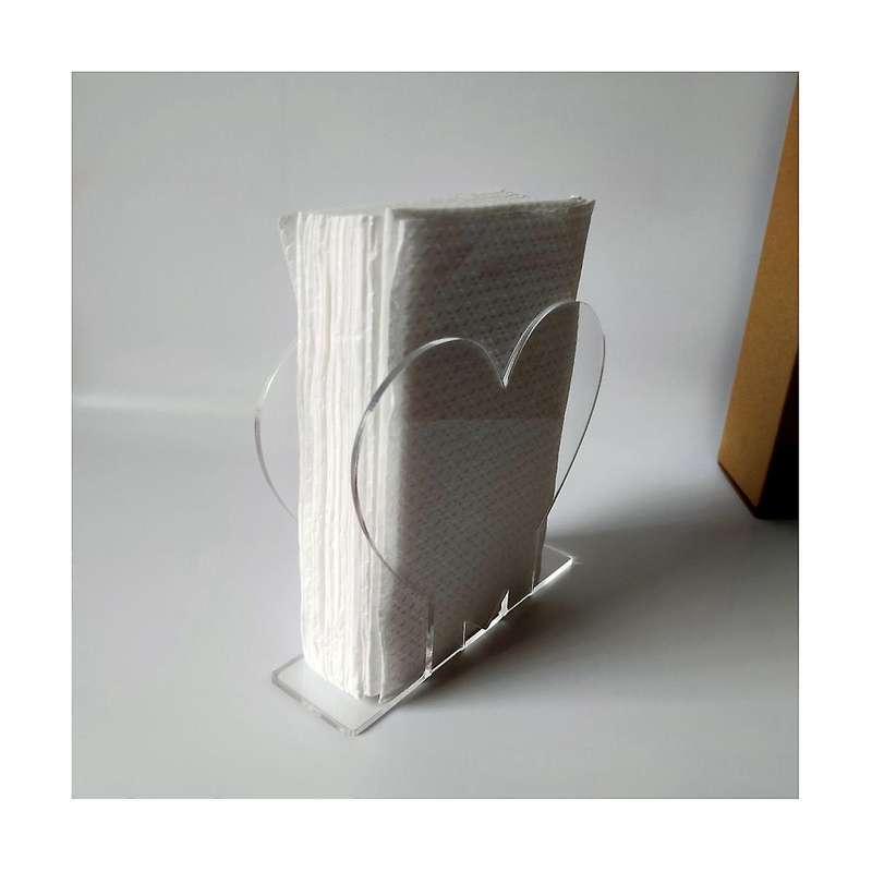 Heart Shape Napkin Holders for Tables-,Napkin Holders for Kitchen Restaurant -Paper Napkin Holder