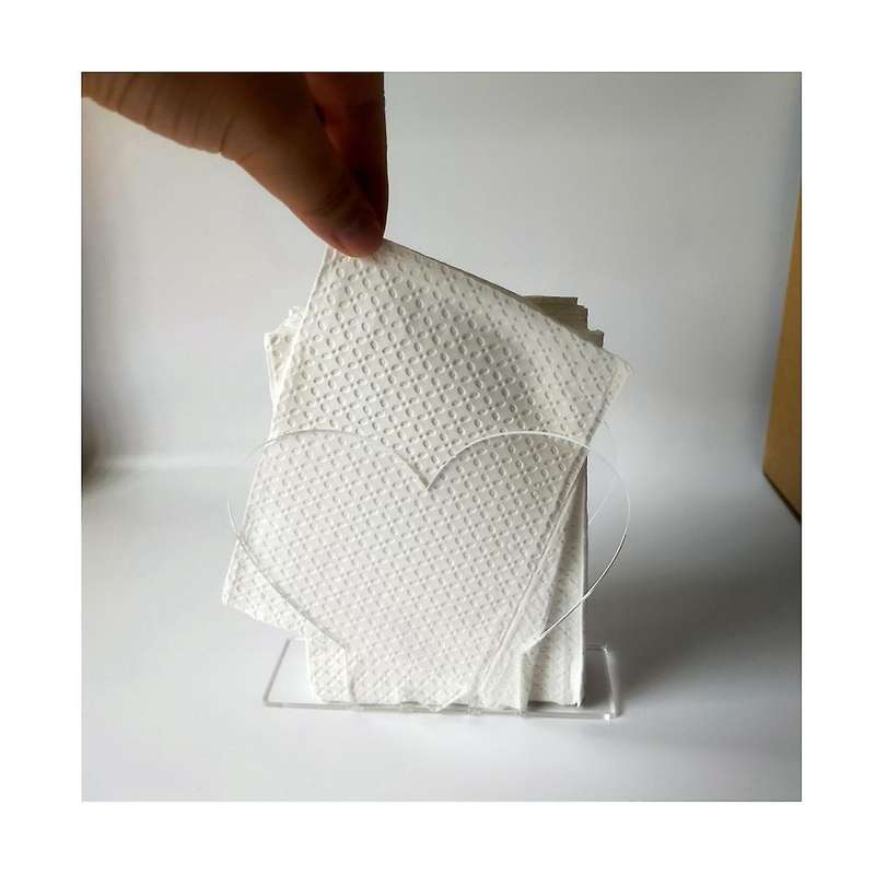 Heart Shape Napkin Holders for Tables-,Napkin Holders for Kitchen Restaurant -Paper Napkin Holder