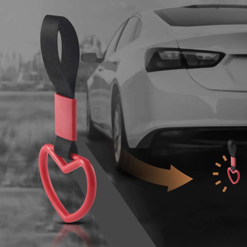 Heart Jdm Tsurikawa Ring Compatible Subway Train Bus Handle Strap Charm
