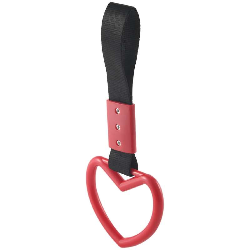 Heart Jdm Tsurikawa Ring Compatible Subway Train Bus Handle Strap Charm