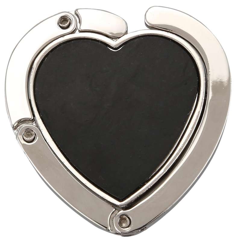 Heart-shape Foldable Purse Handbag Hanger Hook Holder