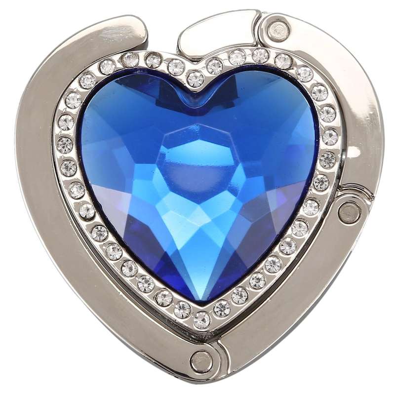 Heart-shape Foldable Purse Handbag Hanger Hook Holder