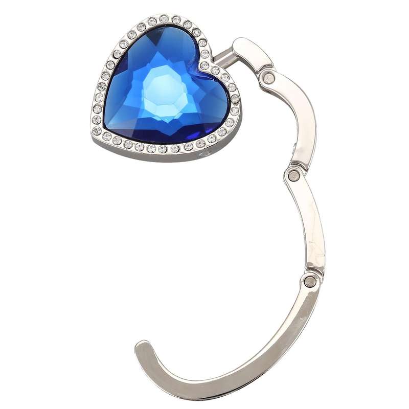 Heart-shape Foldable Purse Handbag Hanger Hook Holder