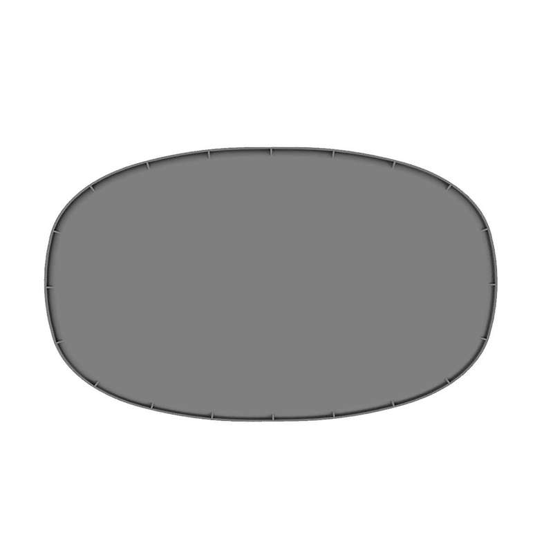 Heat Resistant Mat for 6-8 Quart Slow Cooker, Kitchen Heat Resistant Silicone Trivet,Oval Thickened