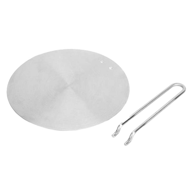 Heat Diffuser,Stainless Steel Induction Plate Induction Converter Plate with Handle for Electric Gas