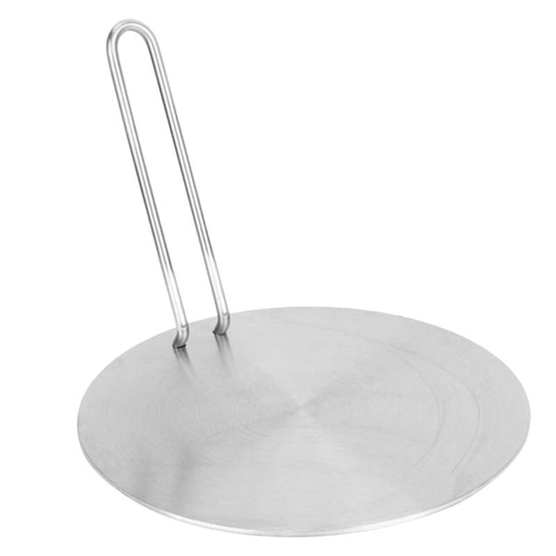 Heat Diffuser,Stainless Steel Induction Plate Induction Converter Plate with Handle for Electric Gas