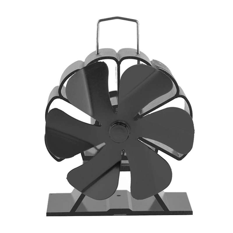Heat Powered Stove Fan 6-blade Fireplace Fan Log Wood Burner Eco Friendly Quiet Fan Home Efficient H