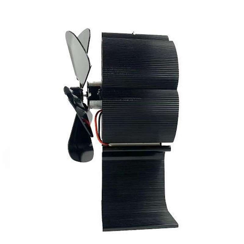 Heat Powered Stove Fan 6-blade Fireplace Fan Log Wood Burner Eco Friendly Quiet Fan Home Efficient H