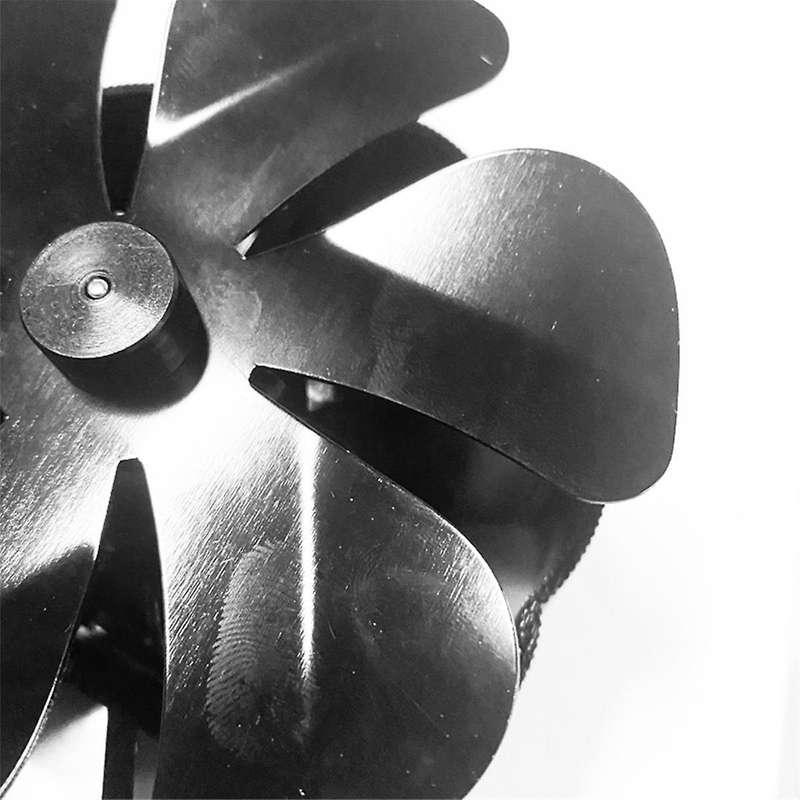 Heat Powered Stove Fan 6-blade Fireplace Fan Log Wood Burner Eco Friendly Quiet Fan Home Efficient H