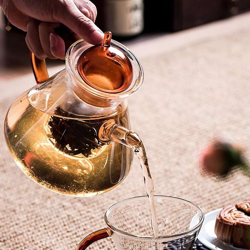 Heat Resistant Glass Teapot Coffee Pot Set Hand Brewed Coffee Sharing Pot Engraved Measuring Cup Gla