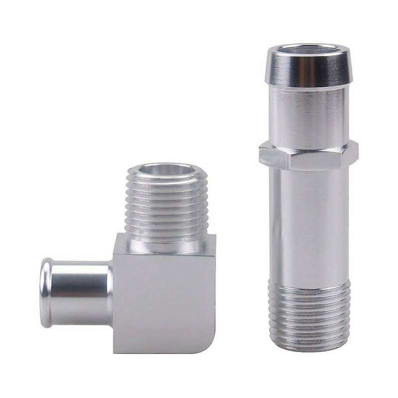 Heater Hose Fitting 3/4 inch Water Pump 5/8 inch 90 Intake Alum for 4530/9514X