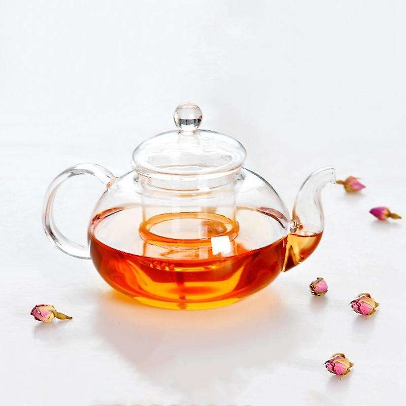 Heat-Resistant Glass Teapot Filter Kung Tea Set Six-Person Pot Borosilicate Pot 600Ml