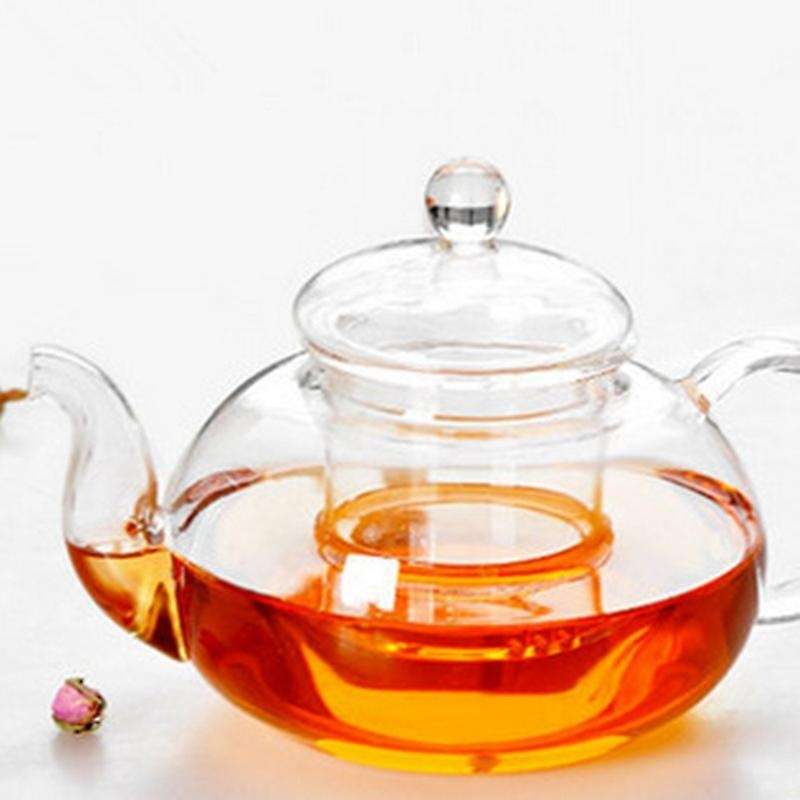 Heat-Resistant Glass Teapot Filter Kung Tea Set Six-Person Pot Borosilicate Pot 600Ml