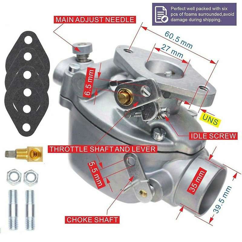 Heavy Duty Carburetor for Tractor TO35 MF35 F40 MH50 MF50 Schebler TSX605 533969M91 181532M91