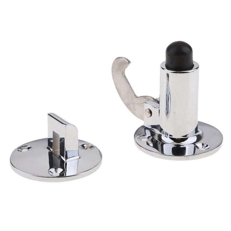 Heavy Duty 316 Stainless Steel Door Stop & Catch Marine Boat Door Hardware Ship Accessories
