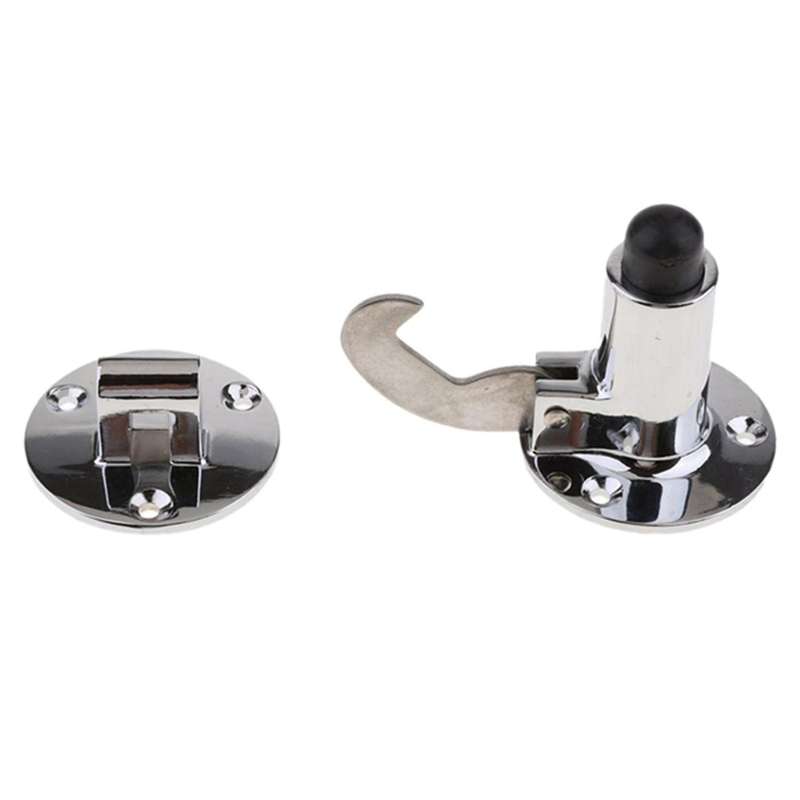 Heavy Duty 316 Stainless Steel Door Stop & Catch Marine Boat Door Hardware Ship Accessories