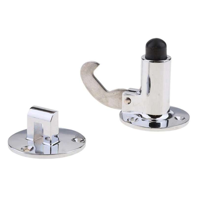 Heavy Duty 316 Stainless Steel Door Stop & Catch Marine Boat Door Hardware Ship Accessories